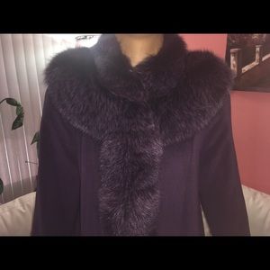 Cashmere and Fox fur Coat
